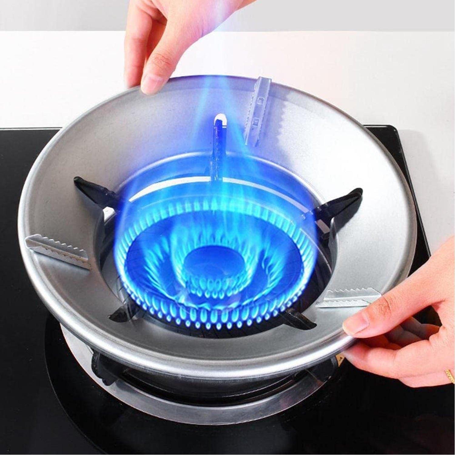 2167 Stove Trivets Windscreen for Kitchen Wok Support Ring Cooktop Range Pan Holder Stand Stove Rack. DeoDap 2167 Stove Trivets Windscreen for Kitchen Wok Support Ring Cooktop Range Pan Holder Stand Stove Rack. DeoDap